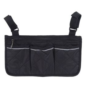 Outdoor Hiking Chest Harness Body Strap Mount Accessories Side Pouch Storage Bag (Color: Black B, Type: Travel Accessories)